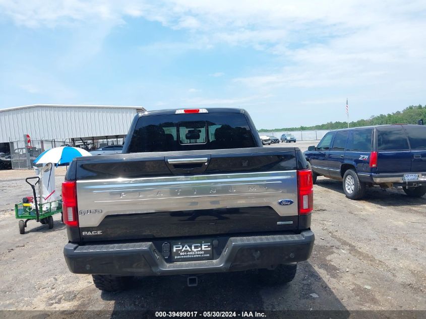 2020 Ford F-150 Platinum VIN: 1FTEW1E48LFA41628 Lot: 39499017