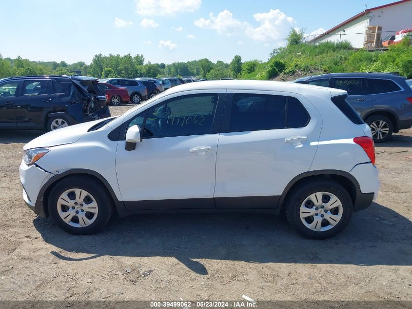 2018 Chevrolet Trax Ls VIN: 3GNCJKSB8JL359774 Lot: 39499062