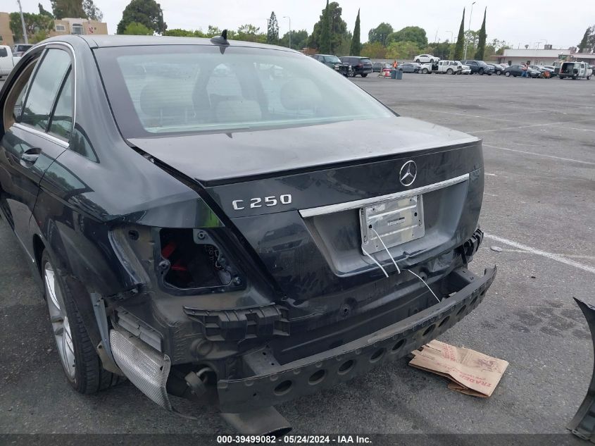 2012 Mercedes-Benz C 250 Luxury/Sport VIN: WDDGF4HB6CR214992 Lot: 39499082