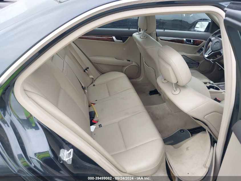 2012 Mercedes-Benz C 250 Luxury/Sport VIN: WDDGF4HB6CR214992 Lot: 39499082