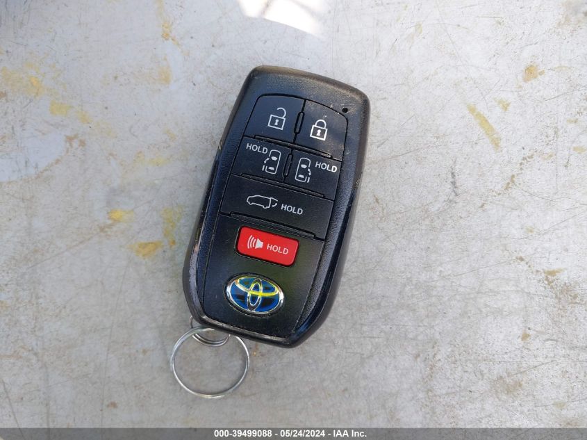 2022 Toyota Sienna Xle VIN: 5TDJRKEC3NS116810 Lot: 39499088