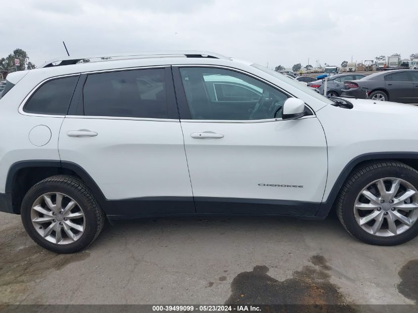 2017 Jeep Cherokee Limited Fwd VIN: 1C4PJLDBXHW572601 Lot: 39499099