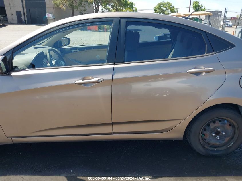 2013 HYUNDAI ACCENT GLS - KMHCT4AEXDU385387