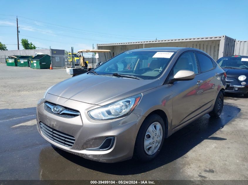 2013 Hyundai Accent Gls VIN: KMHCT4AEXDU385387 Lot: 39499104