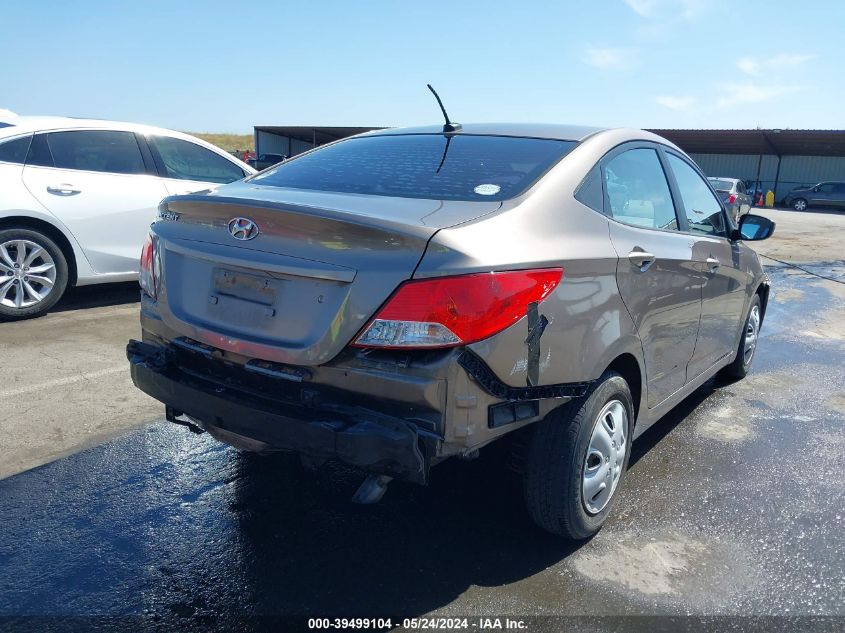 2013 Hyundai Accent Gls VIN: KMHCT4AEXDU385387 Lot: 39499104