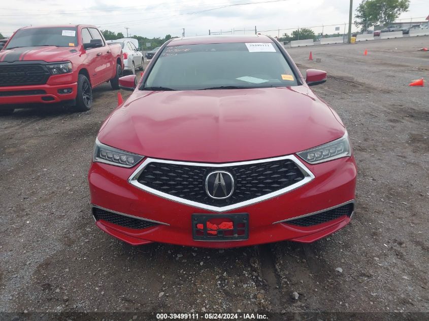 2018 Acura Tlx Tech VIN: 19UUB1F51JA007671 Lot: 39499111