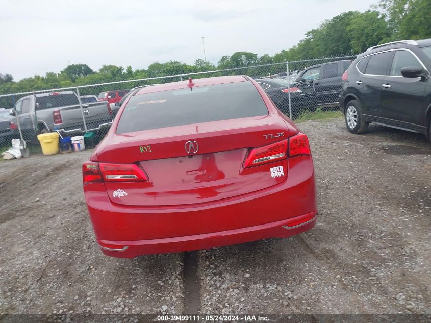 2018 Acura Tlx Tech VIN: 19UUB1F51JA007671 Lot: 39499111