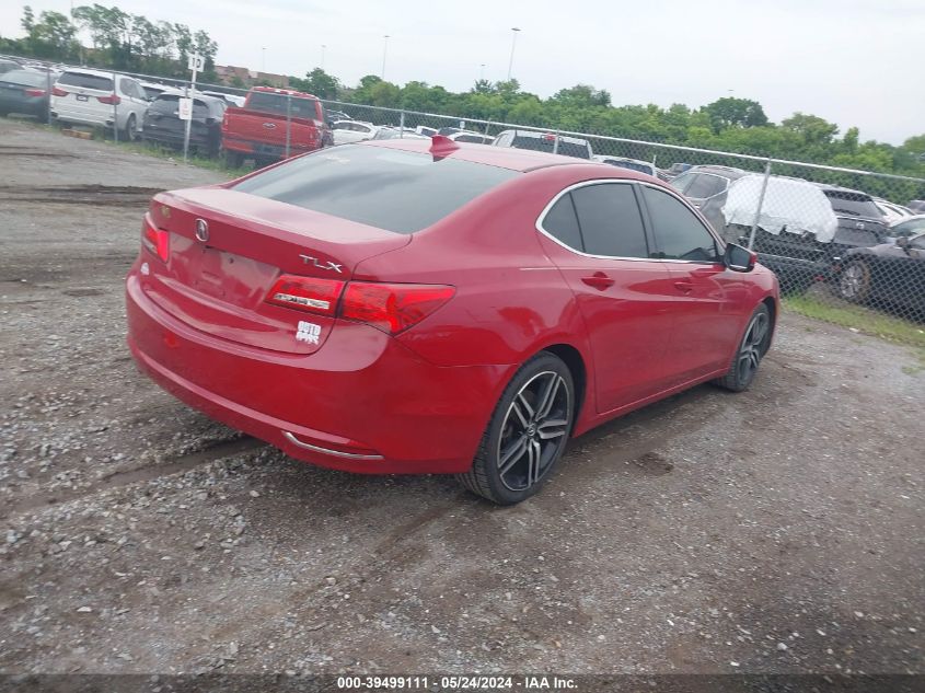 2018 Acura Tlx Tech VIN: 19UUB1F51JA007671 Lot: 39499111