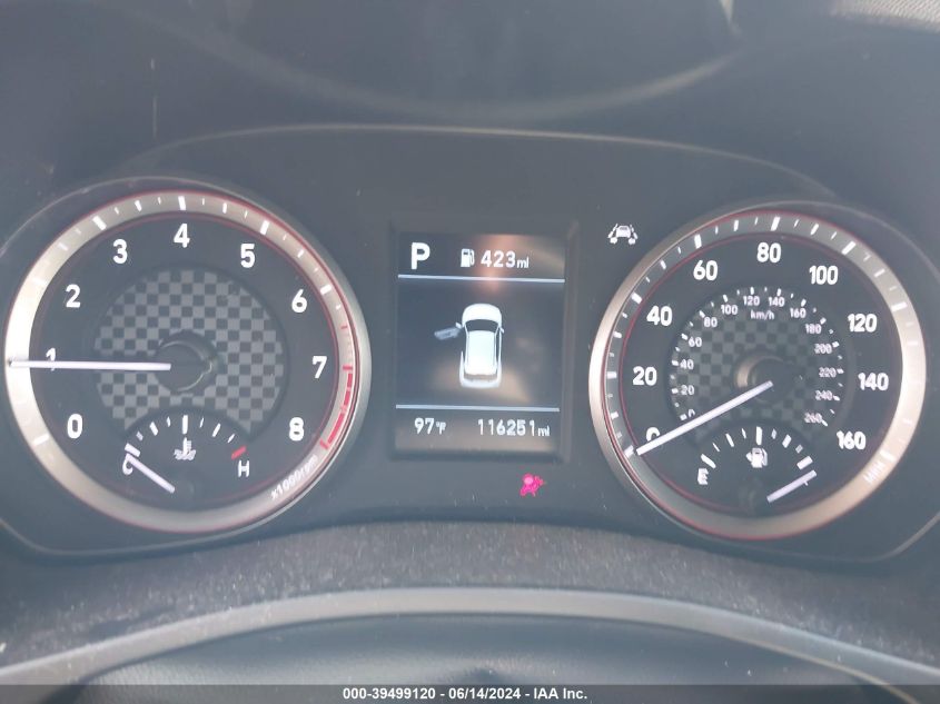 2019 Hyundai Veloster 2.0 VIN: KMHTG6AFXKU006247 Lot: 39499120