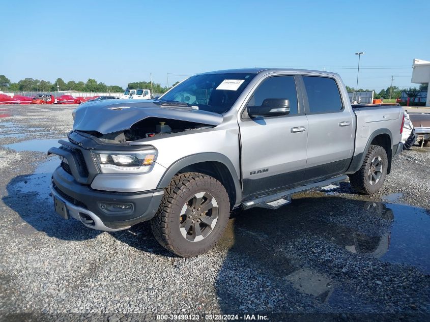 2019 Ram 1500 Rebel 4X4 5'7 Box VIN: 1C6SRFLT8KN690827 Lot: 39499123