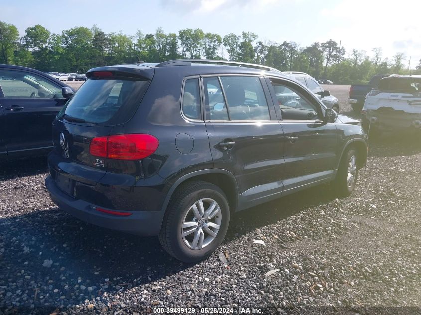 2016 Volkswagen Tiguan S VIN: WVGBV7AX5GW013778 Lot: 39499129