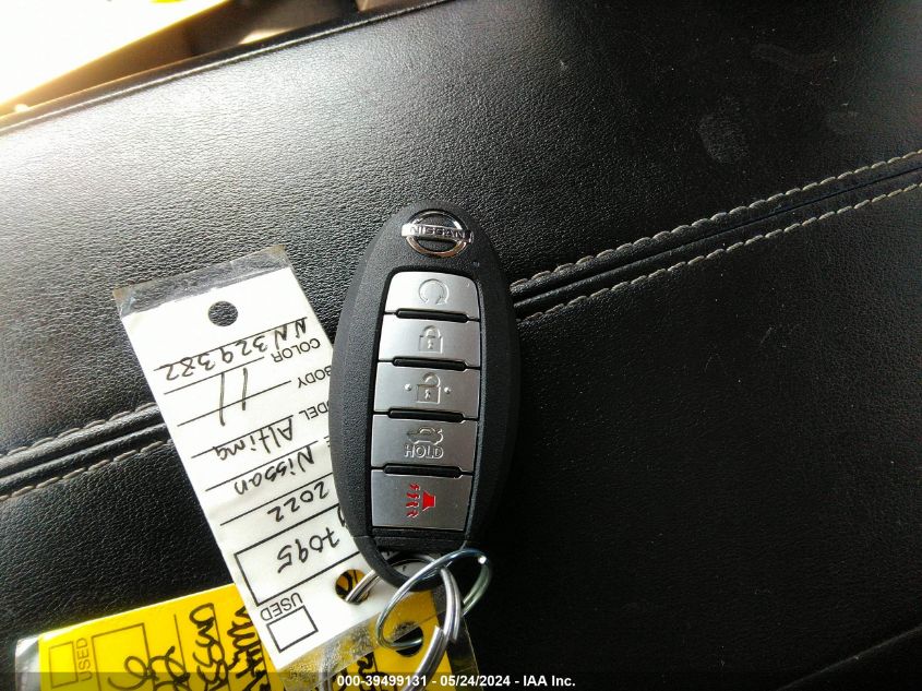 2022 Nissan Altima S Fwd VIN: 1N4BL4BV6NN329382 Lot: 39499131