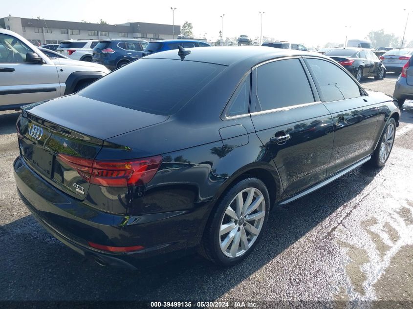 2018 Audi A4 2.0T Tech Ultra Premium/2.0T Ultra Premium VIN: WAUKMAF48JA129898 Lot: 39499135