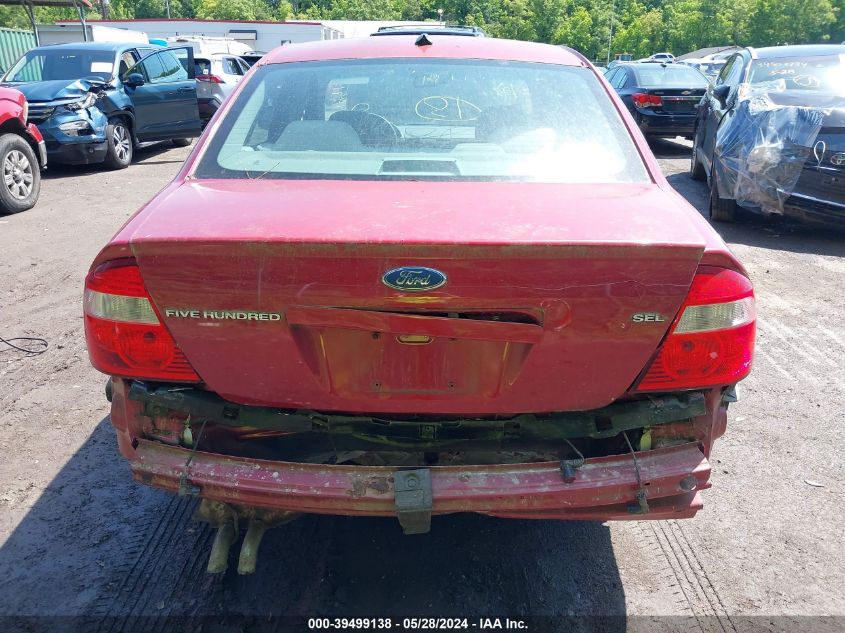 2007 Ford Five Hundred Sel VIN: 1FAFP24187G108670 Lot: 39499138