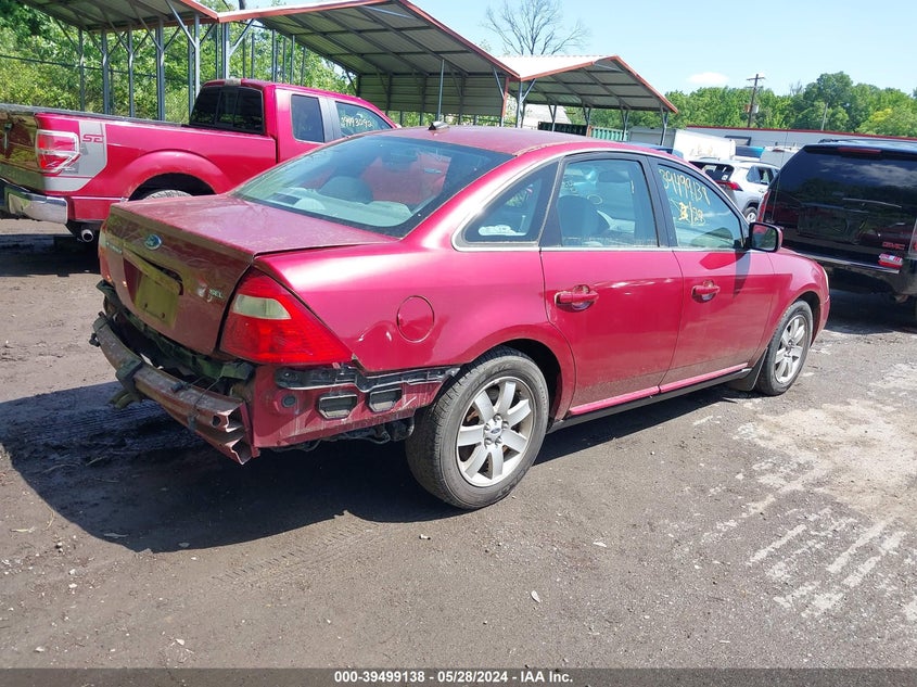 2007 Ford Five Hundred Sel VIN: 1FAFP24187G108670 Lot: 39499138
