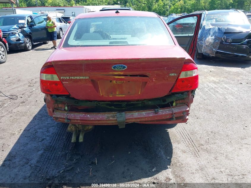 2007 Ford Five Hundred Sel VIN: 1FAFP24187G108670 Lot: 39499138