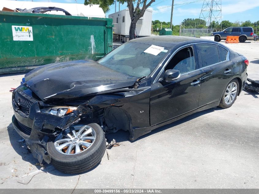 2015 Infiniti Q50 Premium VIN: JN1BV7AP8FM330438 Lot: 39499156