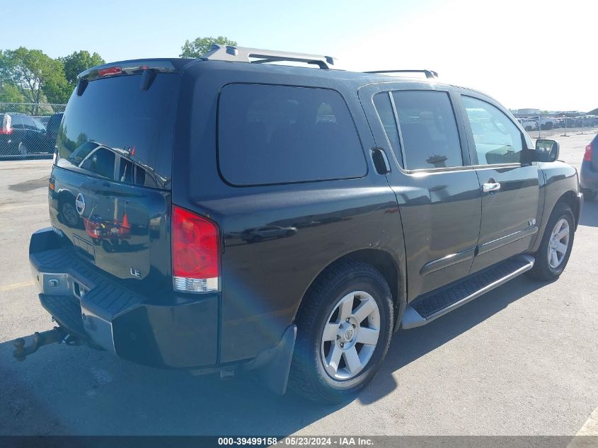 2004 Nissan Pathfinder Armada Le VIN: 5N1AA08B64N729986 Lot: 39499158