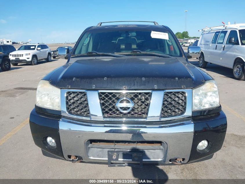 2004 Nissan Pathfinder Armada Le VIN: 5N1AA08B64N729986 Lot: 39499158