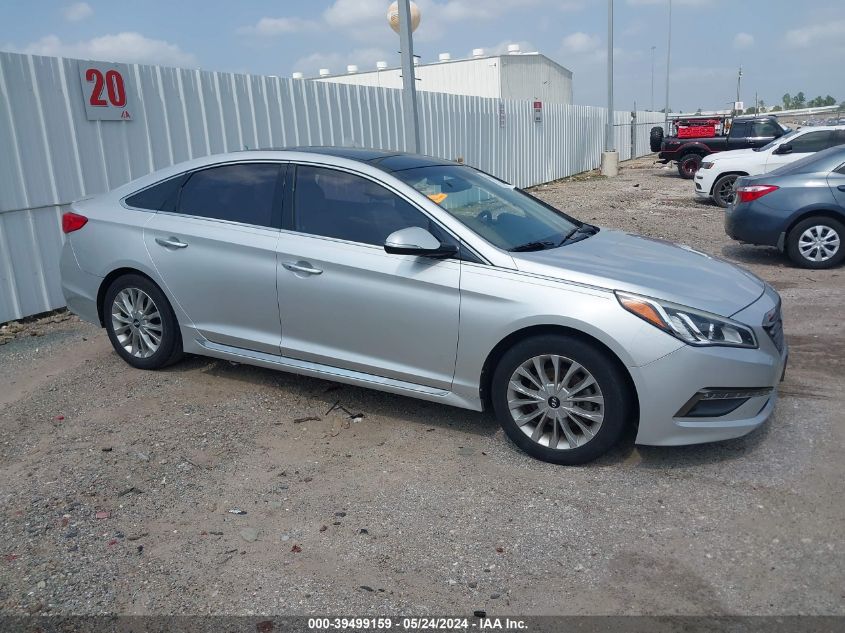 2015 Hyundai Sonata Limited VIN: 5NPE34AFXFH126126 Lot: 39499159