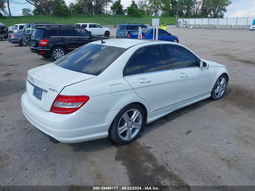 2011 Mercedes-Benz C 300 Luxury 4Matic/Sport 4Matic VIN: WDDGF8BB1BR146020 Lot: 39499177