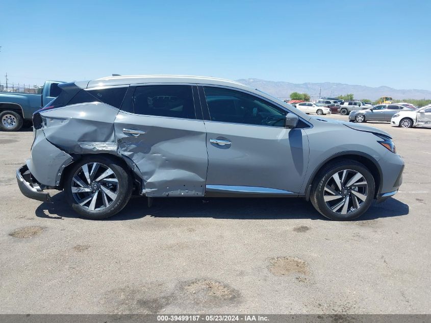 2022 Nissan Murano Sl Fwd VIN: 5N1AZ2CJXNC112798 Lot: 39499187