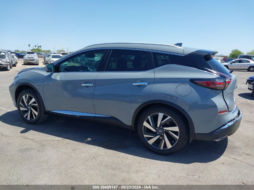 2022 Nissan Murano Sl Fwd VIN: 5N1AZ2CJXNC112798 Lot: 39499187