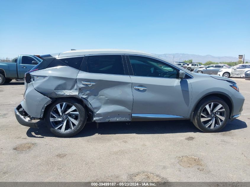 2022 Nissan Murano Sl Fwd VIN: 5N1AZ2CJXNC112798 Lot: 39499187