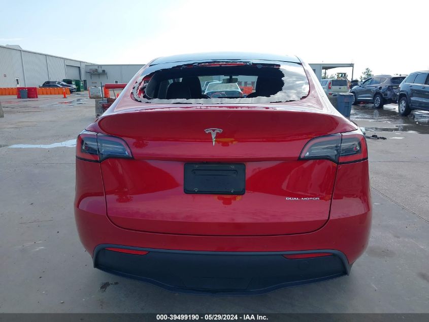 2021 Tesla Model Y Long Range Dual Motor All-Wheel Drive VIN: 5YJYGDEE1MF067868 Lot: 39499190