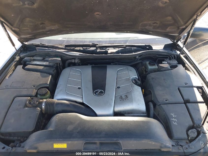 2005 Lexus Ls 430 VIN: JTHBN36F655001525 Lot: 39499191