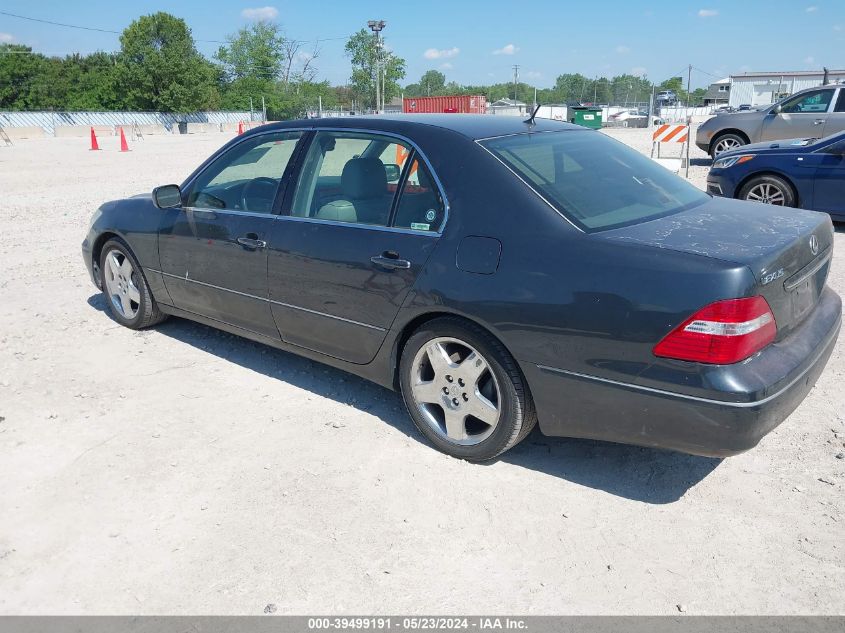 2005 Lexus Ls 430 VIN: JTHBN36F655001525 Lot: 39499191