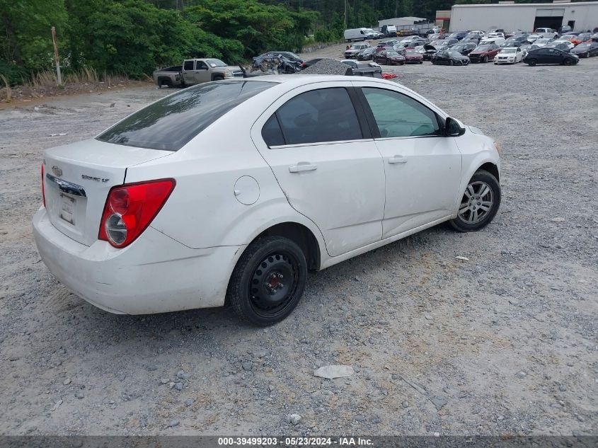 2013 Chevrolet Sonic Lt Auto VIN: 1G1JC5SH2D4177281 Lot: 40358434