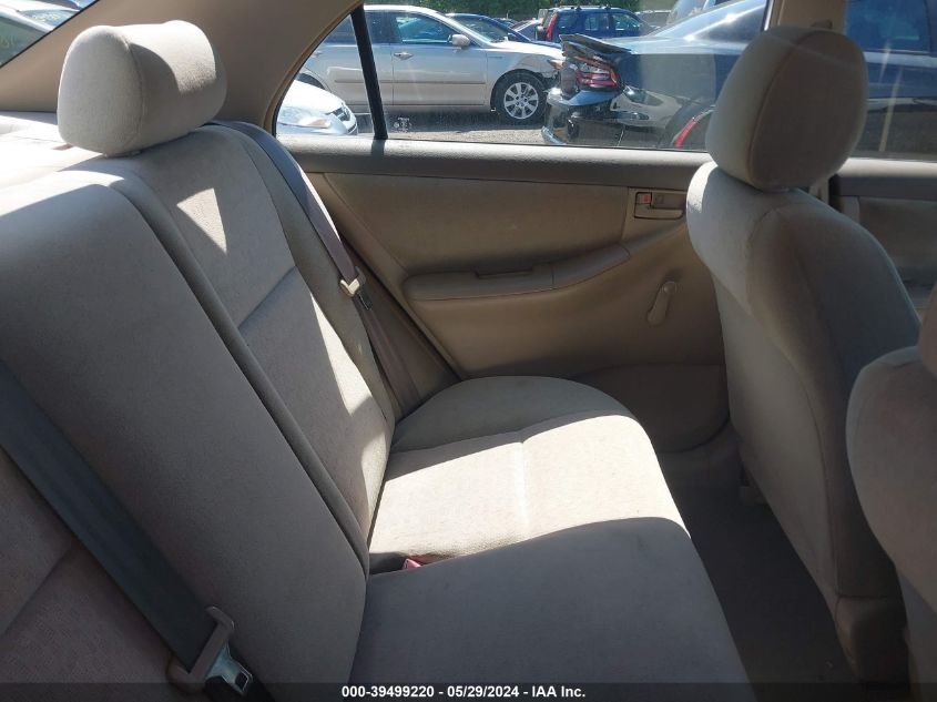 2003 Toyota Corolla Ce VIN: JTDBR32E830026231 Lot: 39499220