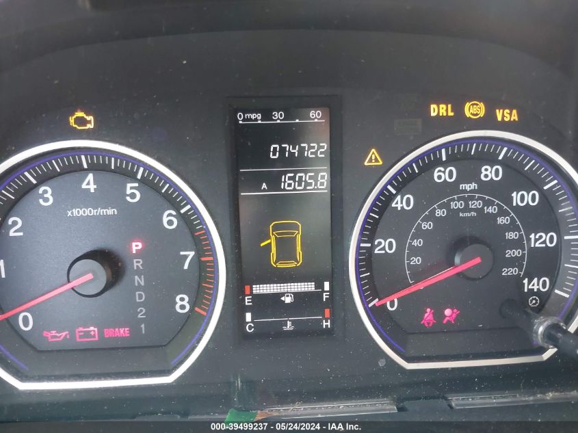 2009 Honda Cr-V Lx VIN: JHLRE48399C017814 Lot: 39499237