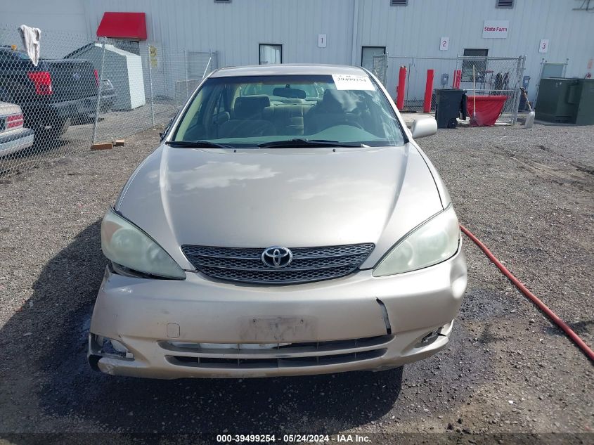 2003 Toyota Camry Le VIN: JTDBE32K030224433 Lot: 39499254