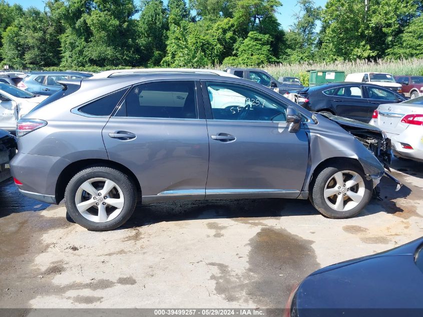 2013 Lexus Rx 350 VIN: 2T2BK1BA3DC201834 Lot: 39499257