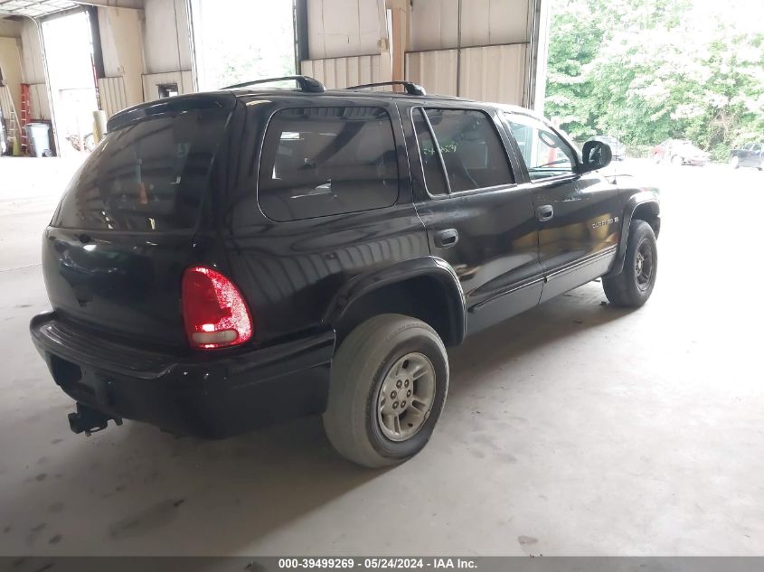 2000 Dodge Durango VIN: 1B4HR28Z3YF235537 Lot: 39499269