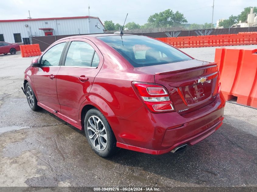 2017 Chevrolet Sonic Lt Auto VIN: 1G1JD5SH2H4119304 Lot: 39499276