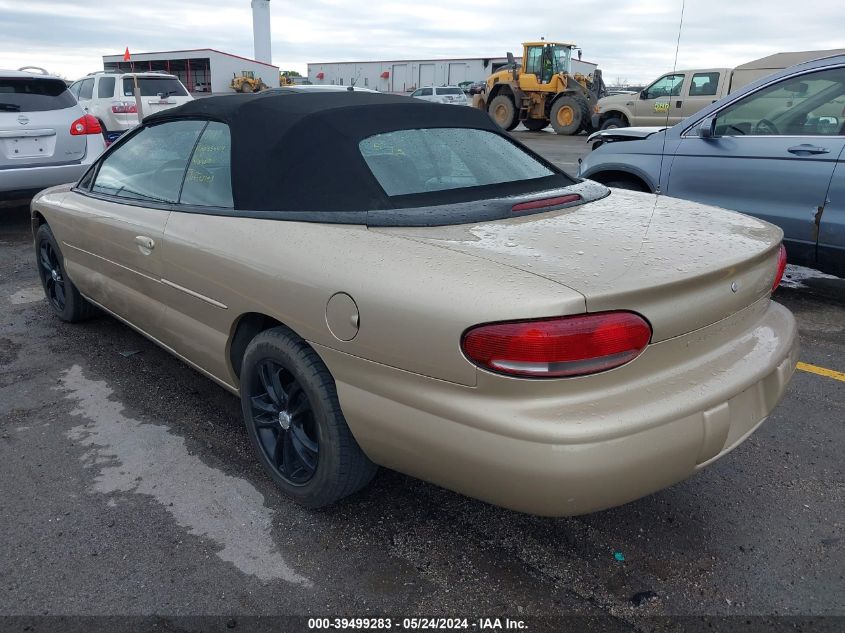 2000 Chrysler Sebring Jxi VIN: 3C3EL55H4YT219958 Lot: 39499283