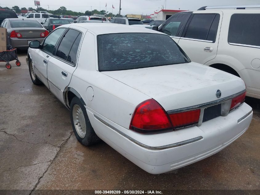 1999 Mercury Grand Marquis Ls VIN: 2MEFM75W0XX729856 Lot: 39499289