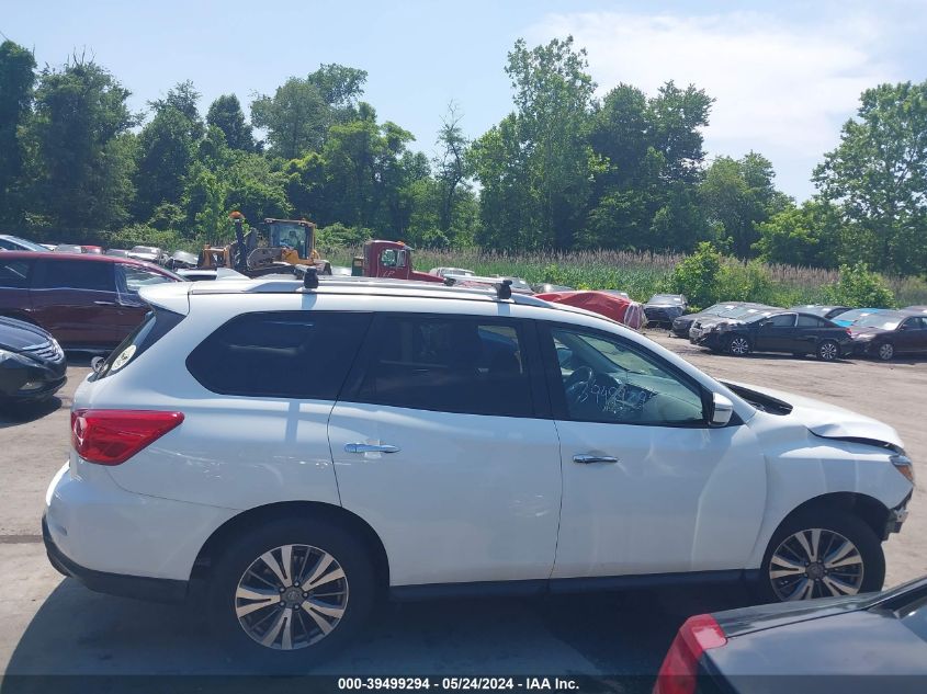 2019 Nissan Pathfinder Sv VIN: 5N1DR2MM5KC591584 Lot: 39499294