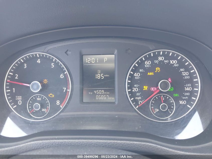 2012 Volkswagen Passat 2.5L S VIN: 1VWAP7A31CC085044 Lot: 39499296