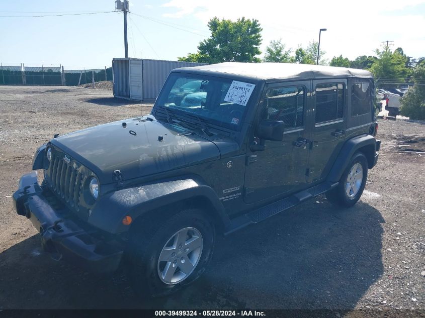 2016 Jeep Wrangler Unlimited Sport VIN: 1C4BJWDG3GL105608 Lot: 39499324