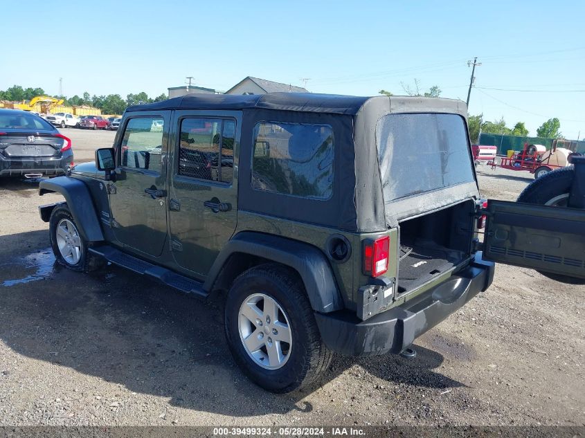 2016 Jeep Wrangler Unlimited Sport VIN: 1C4BJWDG3GL105608 Lot: 39499324