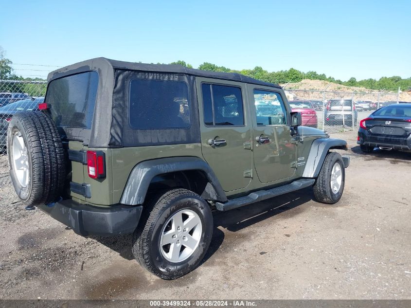 2016 Jeep Wrangler Unlimited Sport VIN: 1C4BJWDG3GL105608 Lot: 39499324