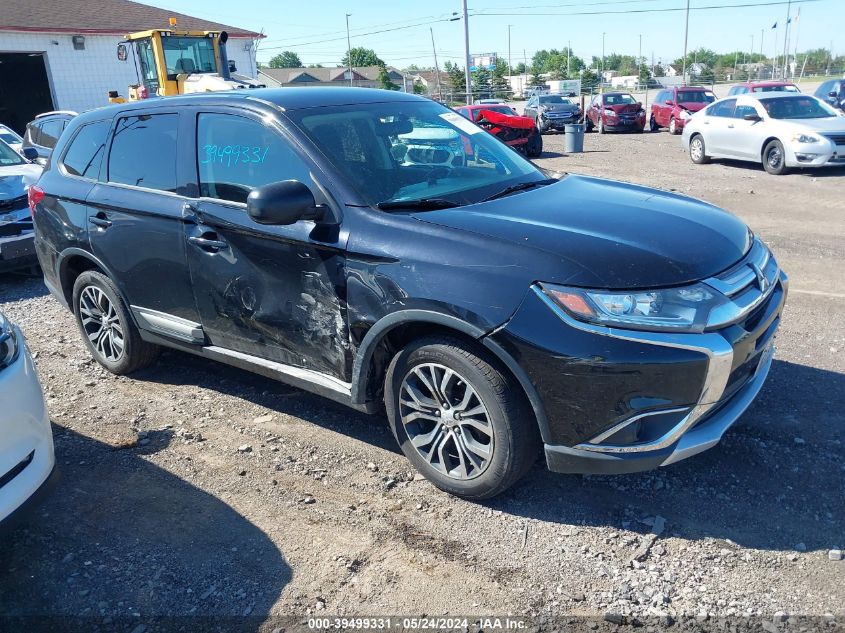 2017 Mitsubishi Outlander Es VIN: JA4AZ2A39HZ008811 Lot: 39499331