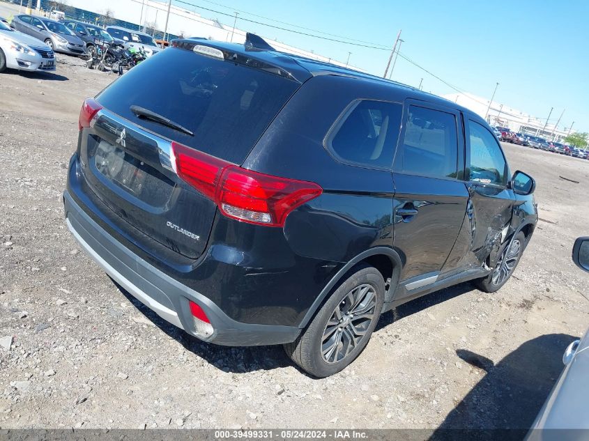 2017 Mitsubishi Outlander Es VIN: JA4AZ2A39HZ008811 Lot: 39499331