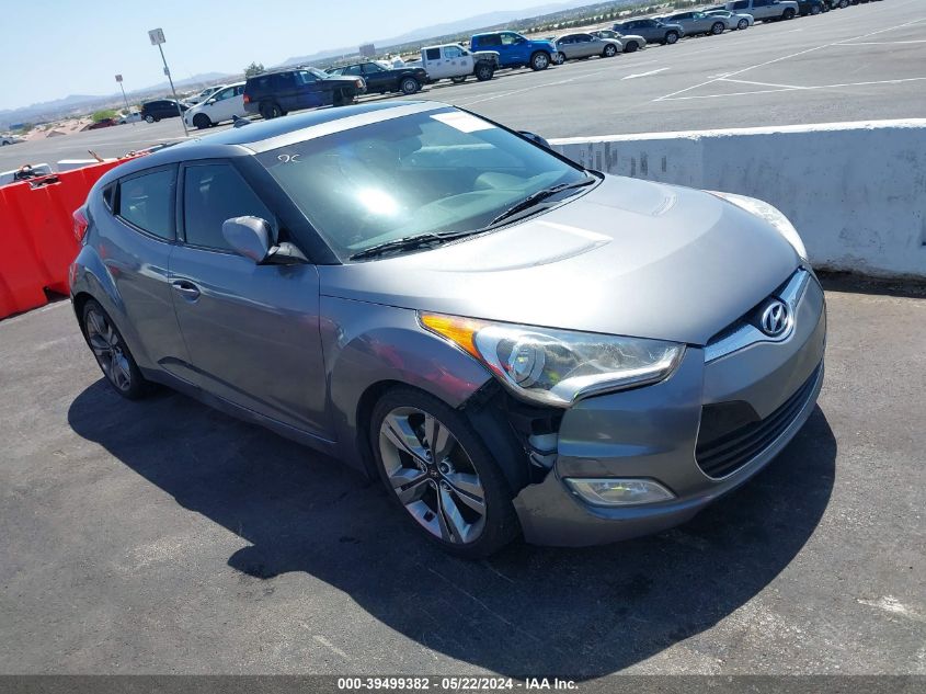 2012 Hyundai Veloster Base W/Black VIN: KMHTC6AD6CU041895 Lot: 39499382