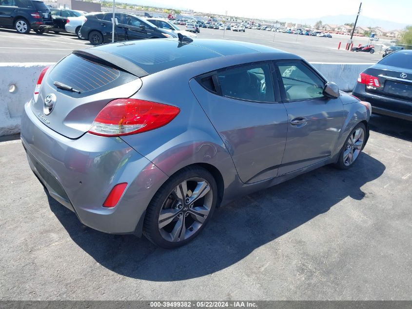 2012 Hyundai Veloster Base W/Black VIN: KMHTC6AD6CU041895 Lot: 39499382