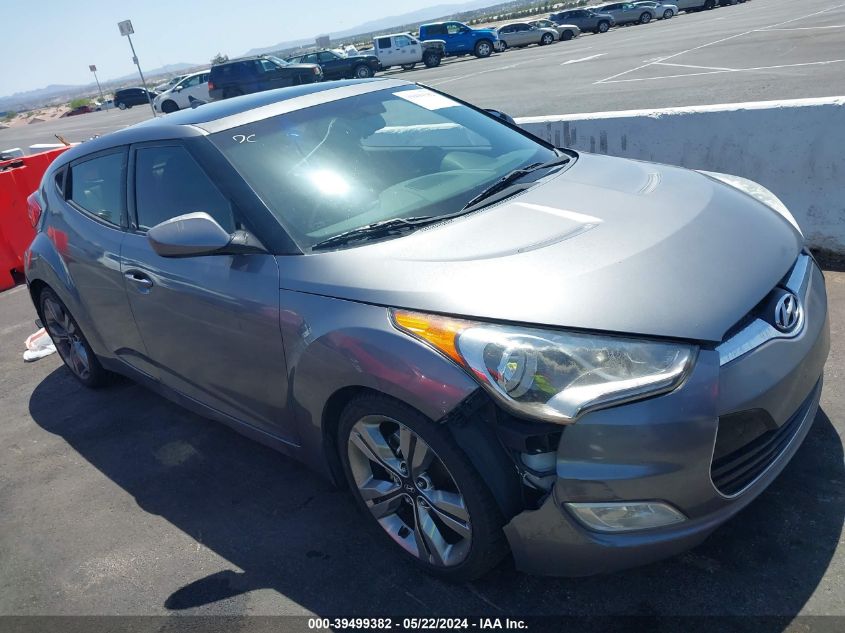 2012 Hyundai Veloster Base W/Black VIN: KMHTC6AD6CU041895 Lot: 39499382